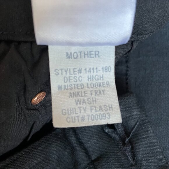 Mother High Waisted Looker Ankle Fray-Guilt Flash - Picture 13 of 13